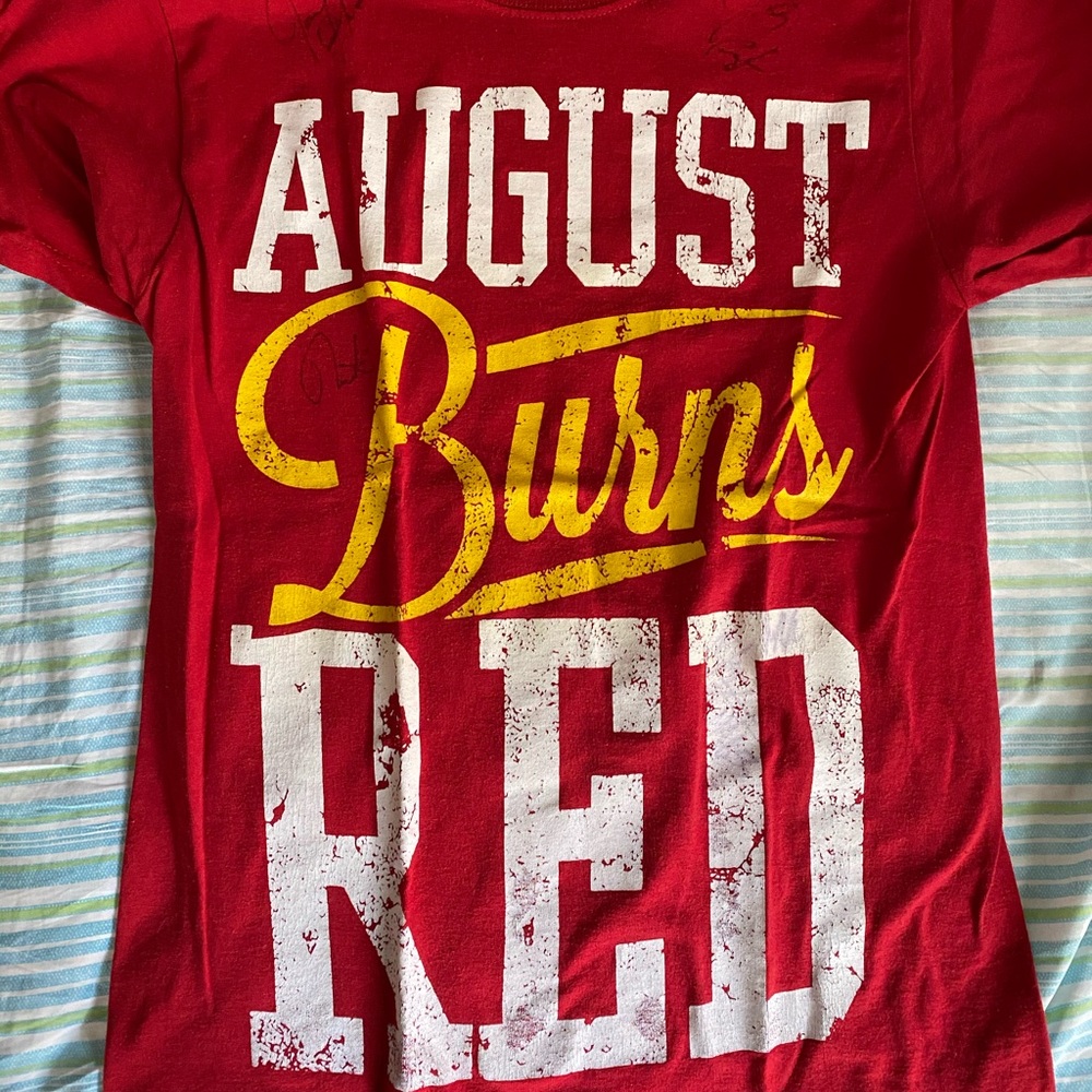 August burns red signed shirt